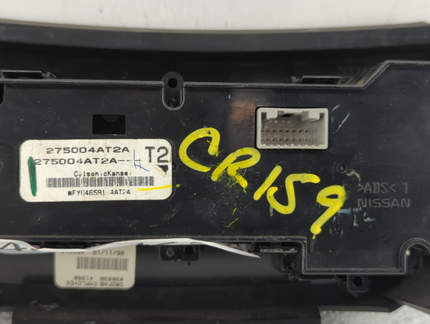 2015-2017 Nissan Sentra Climate Control Module Temperature AC/Heater Replacement P/N:275004AF2B 275004AT2A Fits OEM Used Aut