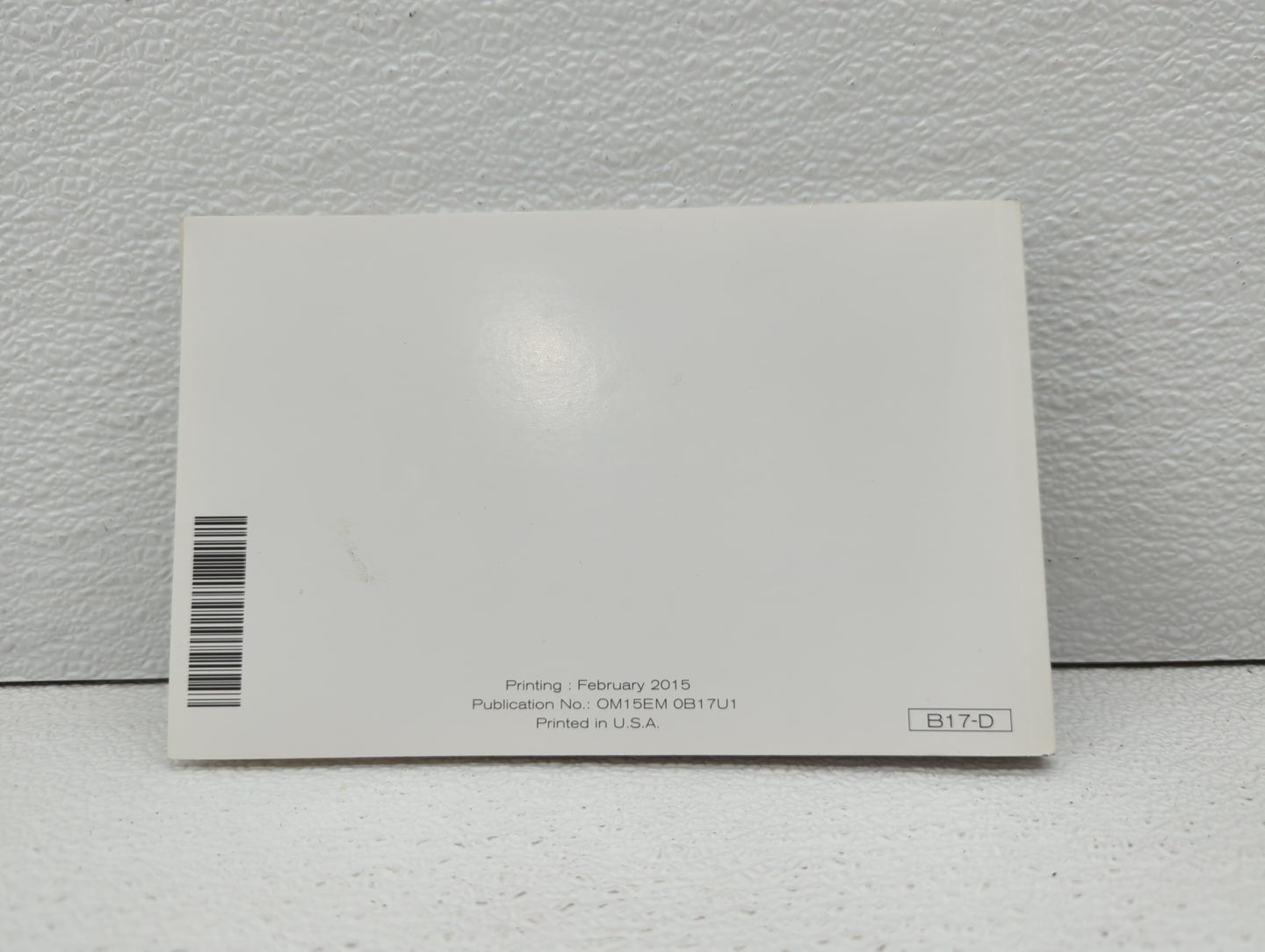 2015 Nissan Sentra Owners Manual Book Guide OEM Used Auto Parts - Oemusedautoparts1.com