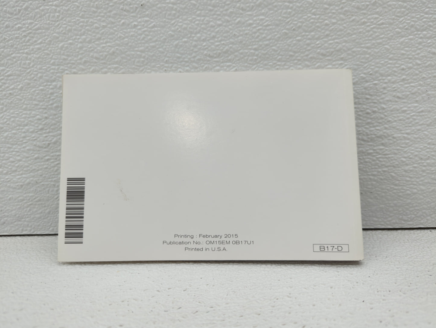 2015 Nissan Sentra Owners Manual Book Guide OEM Used Auto Parts - Oemusedautoparts1.com