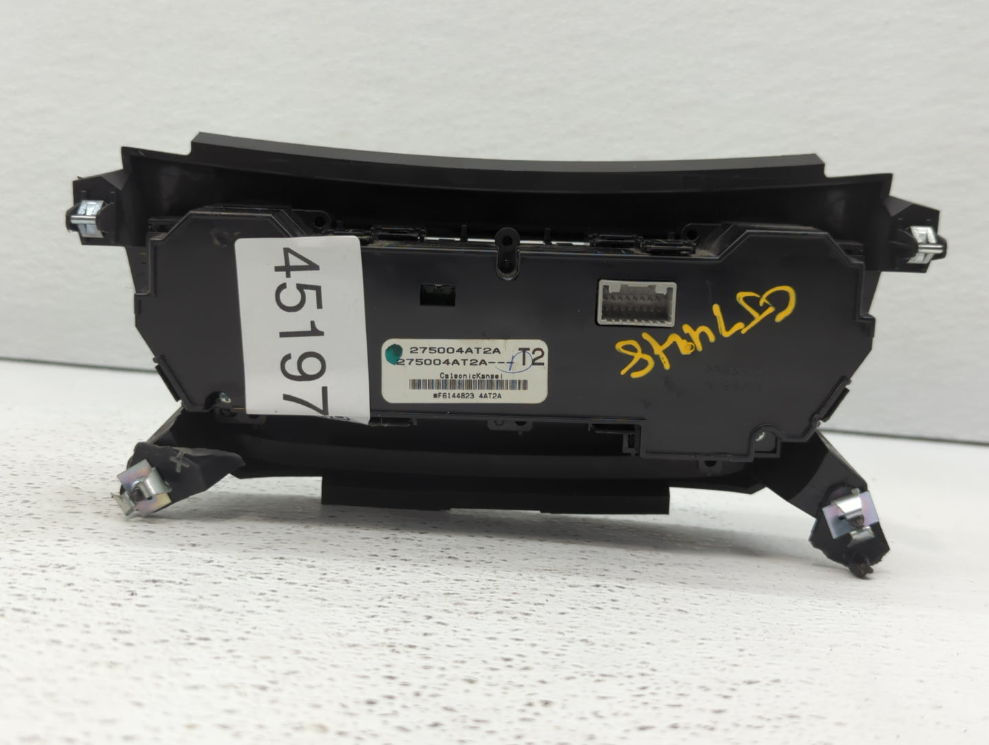 2015-2017 Nissan Sentra Climate Control Module Temperature AC/Heater Replacement P/N:275004AF2B 275004AT2A Fits OEM Used Aut