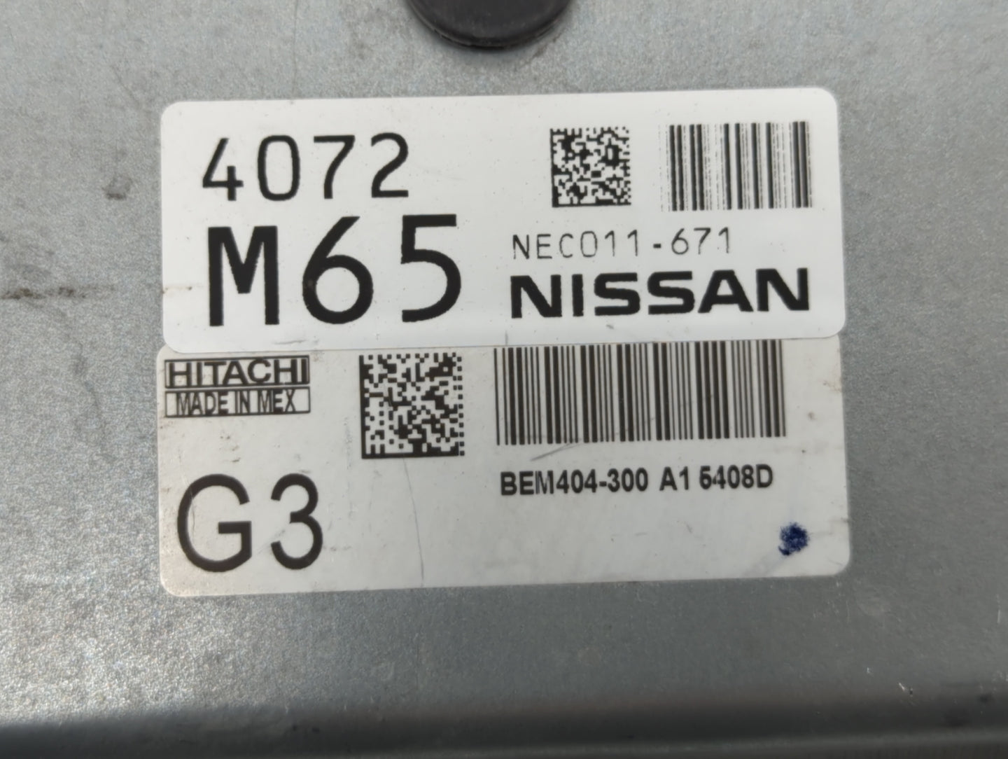 2013-2015 Nissan Sentra PCM Engine Control Computer ECU ECM PCU OEM P/N:NEC011-671 NEC007-682, NEC010-013 Fits Fits 2013 201