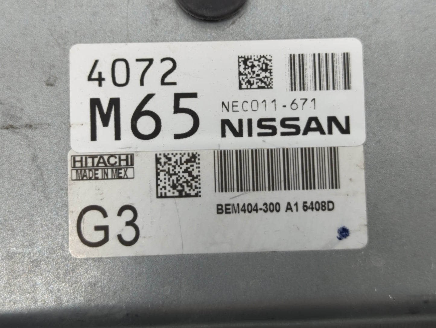 2013-2015 Nissan Sentra PCM Engine Control Computer ECU ECM PCU OEM P/N:NEC011-671 NEC007-682, NEC010-013 Fits Fits 2013 201