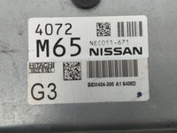 2013-2015 Nissan Sentra PCM Engine Control Computer ECU ECM PCU OEM P/N:NEC011-671 NEC007-682, NEC010-013 Fits Fits 2013 201