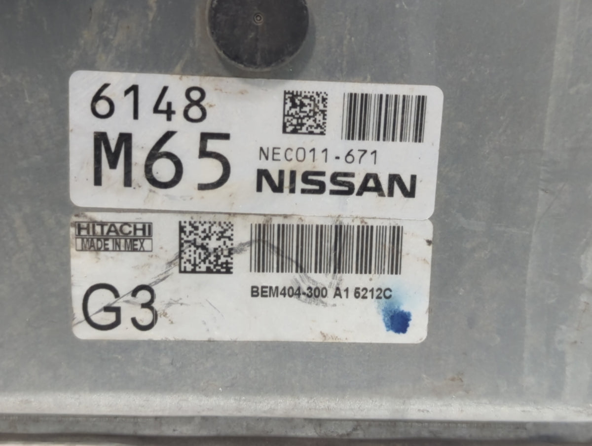2013-2015 Nissan Sentra PCM Engine Control Computer ECU ECM PCU OEM P/N:NEC011-671 NEC007-682, NEC010-013 Fits 2013 2014 201