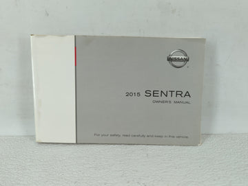 2015 Nissan Sentra Owners Manual Book Guide OEM Used Auto Parts - Oemusedautoparts1.com