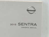2015 Nissan Sentra Owners Manual Book Guide OEM Used Auto Parts - Oemusedautoparts1.com