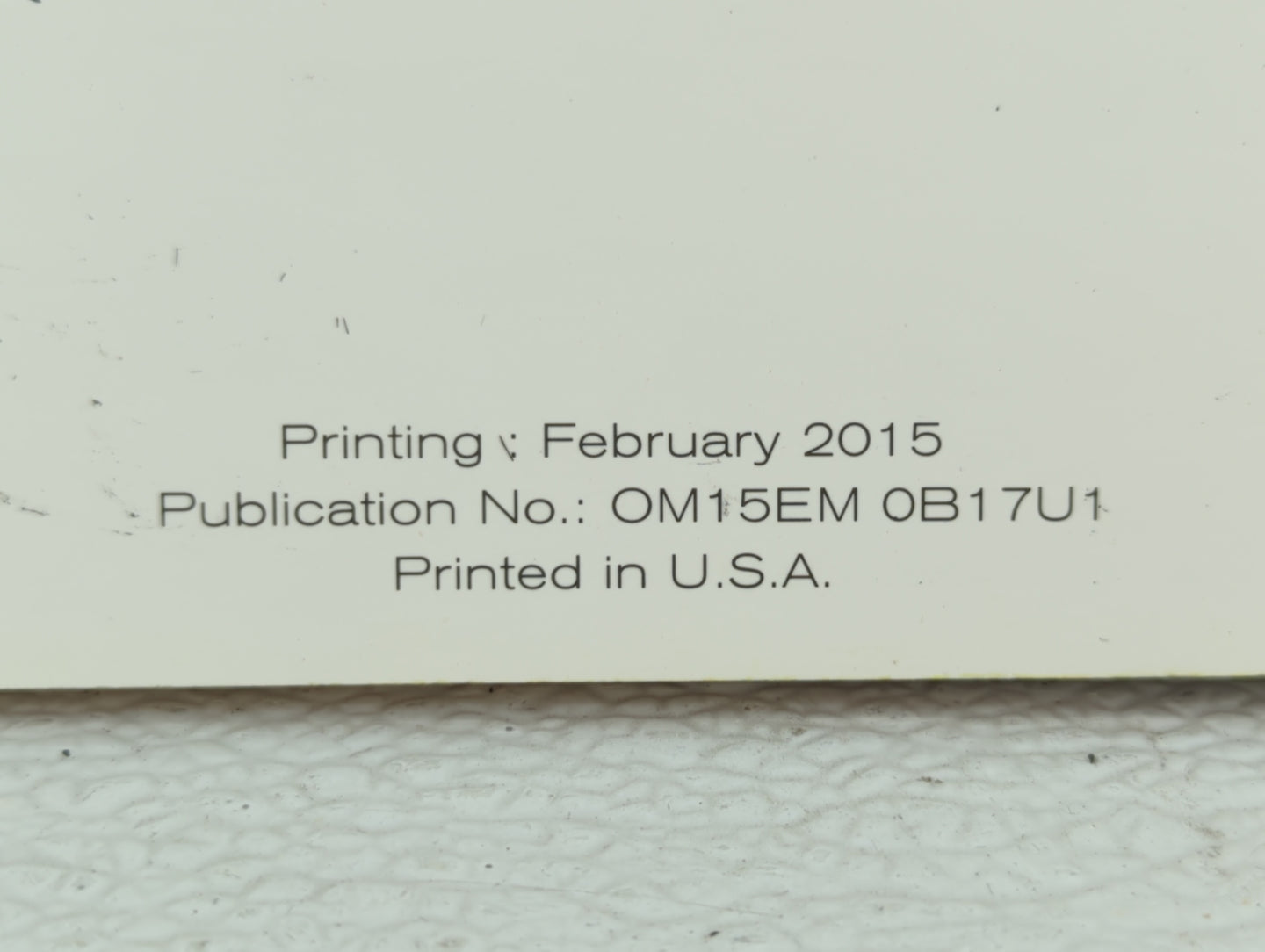 2015 Nissan Sentra Owners Manual Book Guide OEM Used Auto Parts - Oemusedautoparts1.com