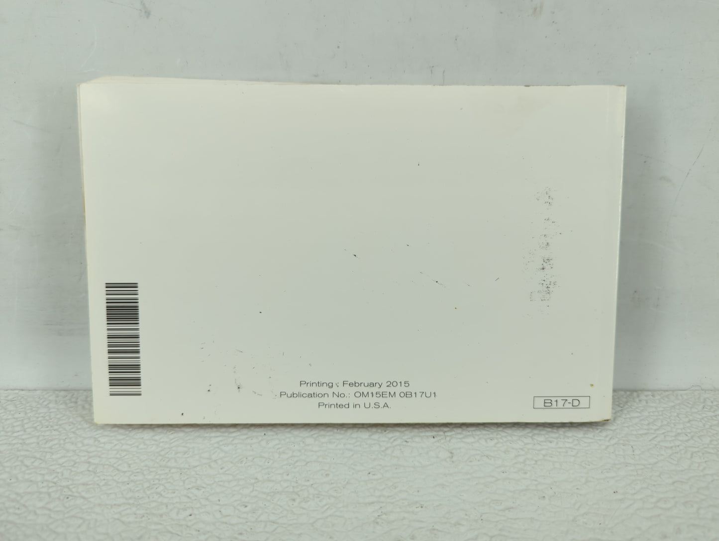 2015 Nissan Sentra Owners Manual Book Guide OEM Used Auto Parts - Oemusedautoparts1.com