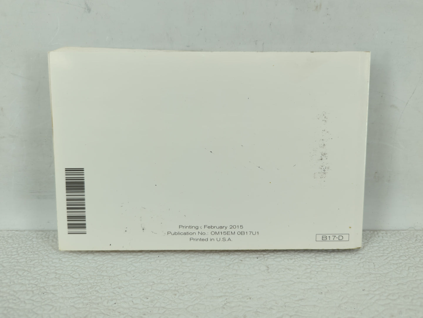 2015 Nissan Sentra Owners Manual Book Guide OEM Used Auto Parts - Oemusedautoparts1.com