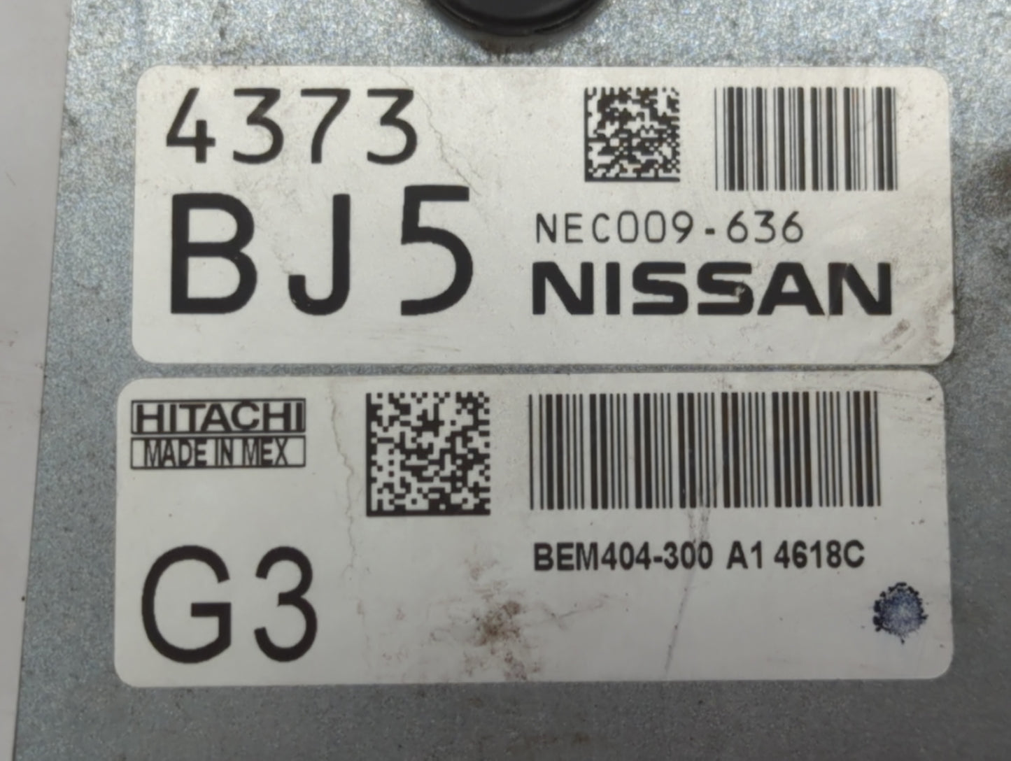 2013-2015 Nissan Sentra PCM Engine Control Computer ECU ECM PCU OEM P/N:NEC009-636 NEC009-637, NEC013-031 Fits Fits 2013 201