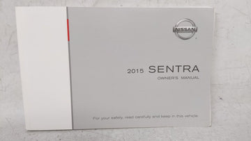 2015 Nissan Sentra Owners Manual Book Guide OEM Used Auto Parts - Oemusedautoparts1.com