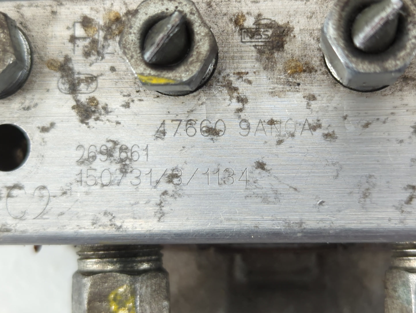 2015 Nissan Sentra ABS Pump Control Module Replacement P/N:47660 9AN0A Fits OEM Used Auto Parts - Oemusedautoparts1.com