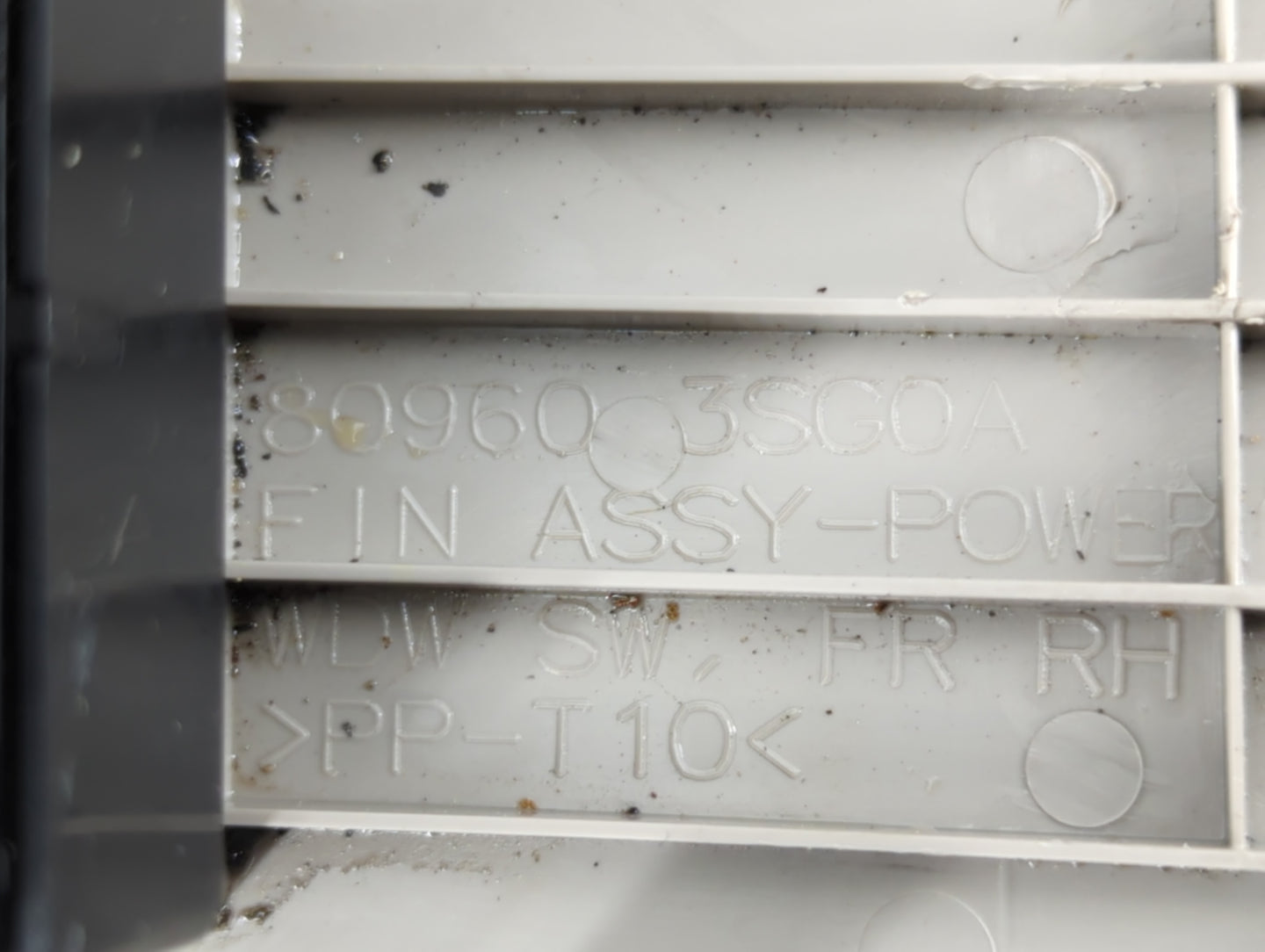 2015 Nissan Sentra Passenger Right Power Window Switch 80960 3sg0a - Oemusedautoparts1.com