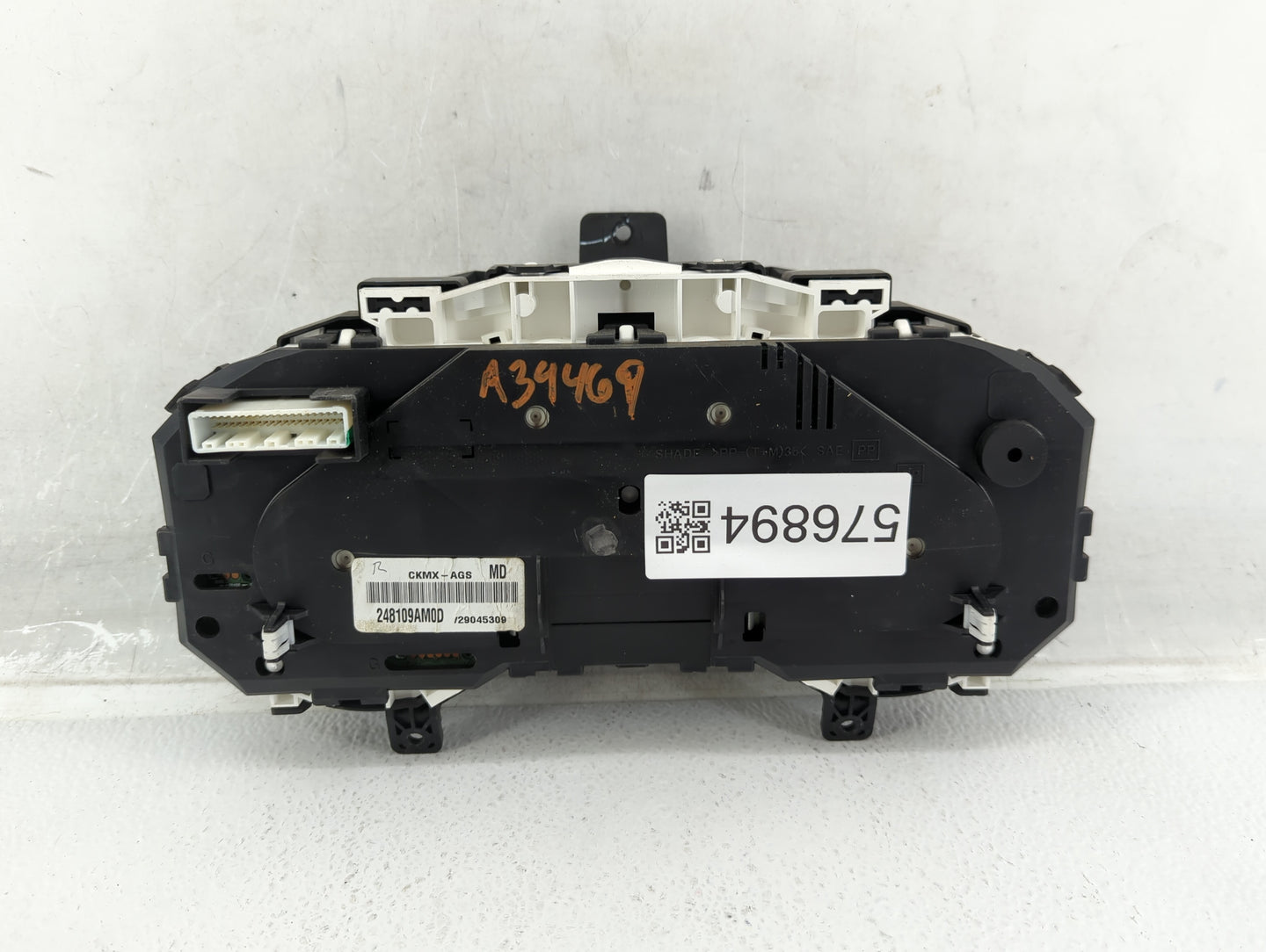 2014-2015 Nissan Sentra Instrument Cluster Speedometer Gauges P/N:248109AM0D Miles: Fits Fits 2014 2015 OEM Used Auto Parts 