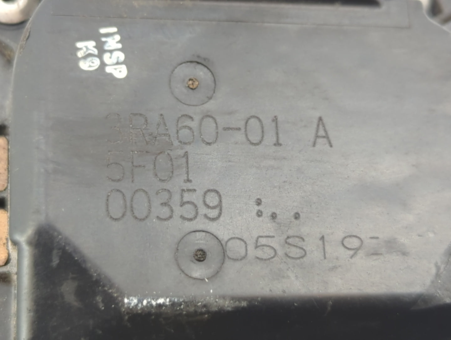 2013-2019 Nissan Sentra Throttle Body P/N:00359 3RA60-01 A Fits Fits 2013 2014 2015 2016 2017 2018 2019 OEM Used Auto Parts 
