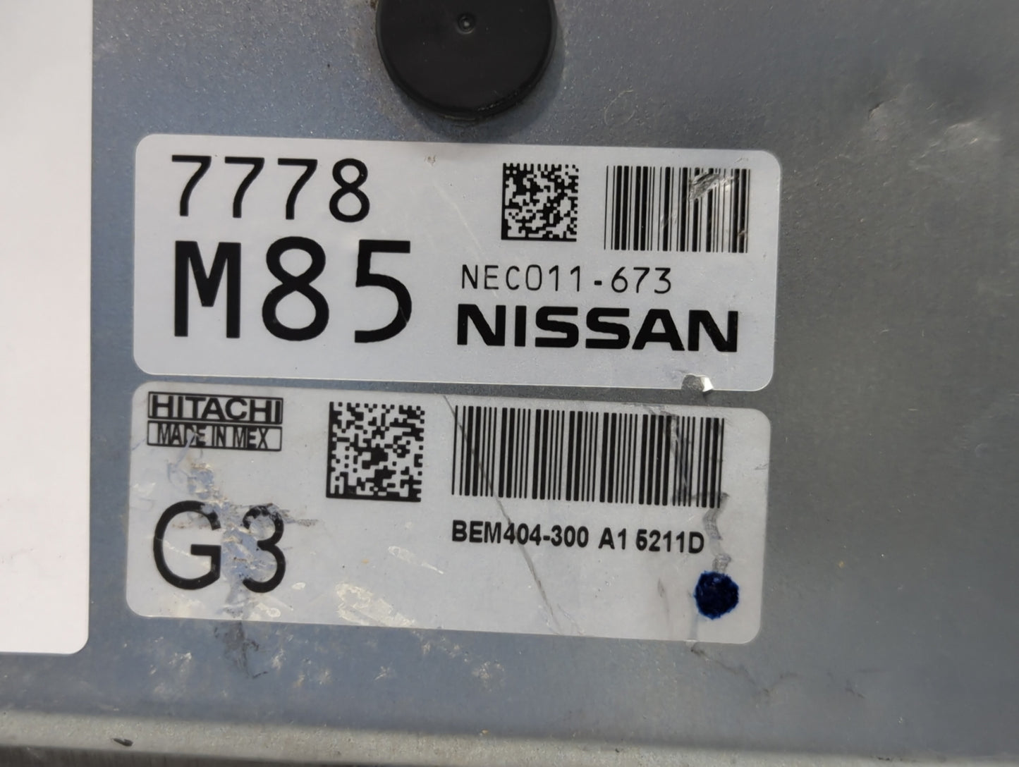 2013-2015 Nissan Sentra PCM Engine Control Computer ECU ECM PCU OEM P/N:NEC011-673 Fits Fits 2013 2014 2015 OEM Used Auto Pa