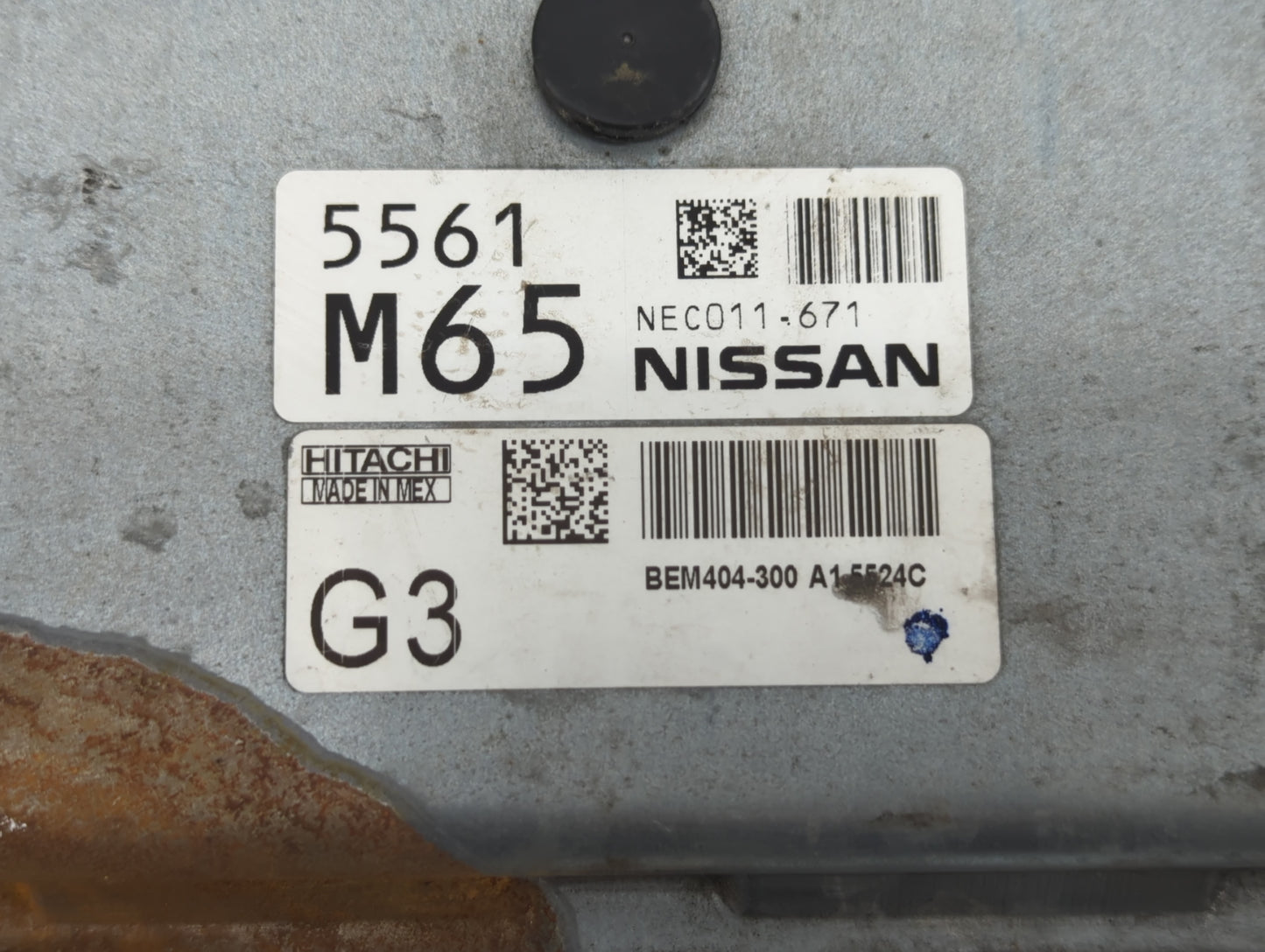 2013-2015 Nissan Sentra PCM Engine Control Computer ECU ECM PCU OEM P/N:NEC011-671 Fits Fits 2013 2014 2015 OEM Used Auto Pa