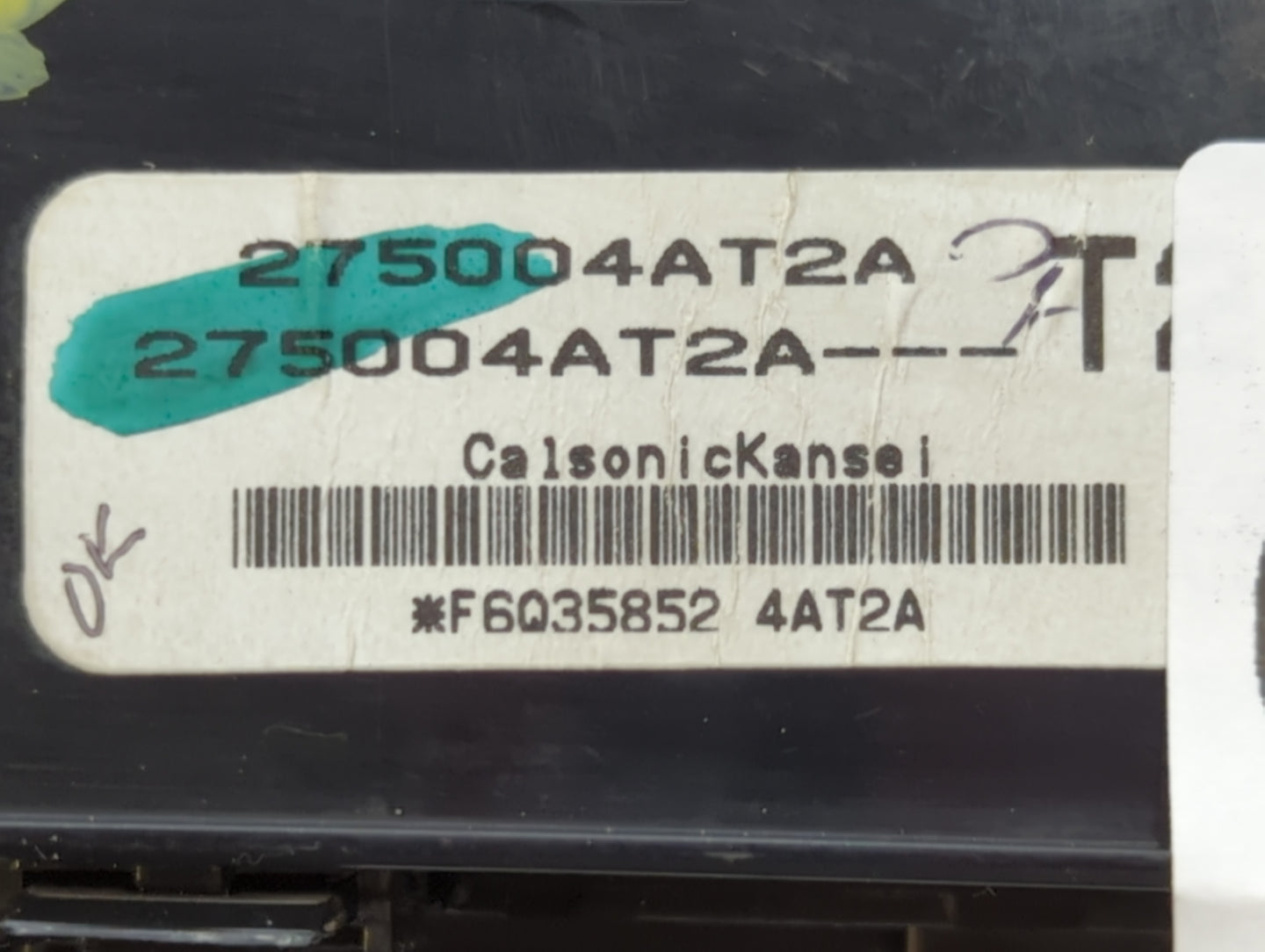 2015-2017 Nissan Sentra Climate Control Module Temperature AC/Heater Replacement P/N:275004AT2A Fits Fits 2015 2016 2017 OEM
