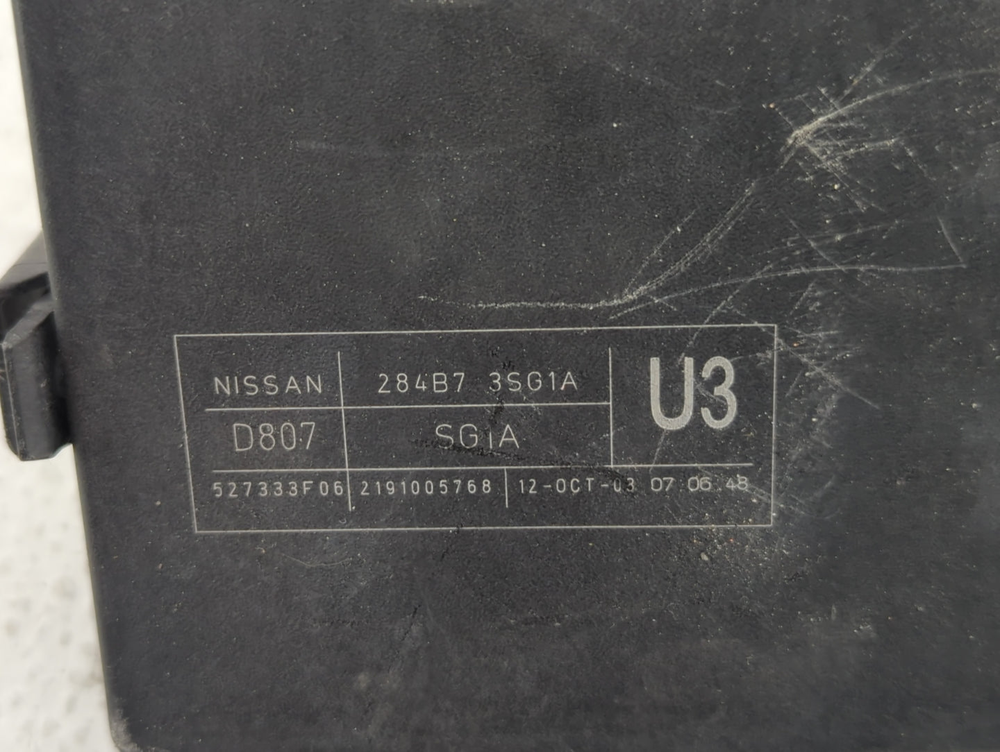 2013-2019 Nissan Sentra Fusebox Fuse Box Panel Relay Module P/N:284B7 3RA1A Fits Fits 2013 2014 2015 2016 2017 2018 2019 OEM