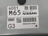 2013-2015 Nissan Sentra PCM Engine Control Computer ECU ECM PCU OEM P/N:6001 M65 NEC011-671 Fits Fits 2013 2014 2015 OEM Use