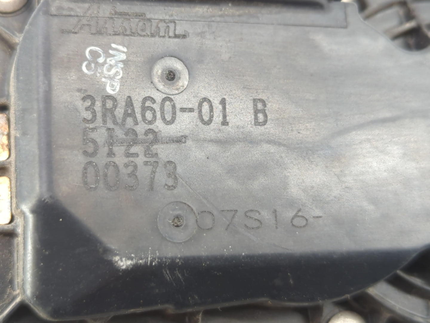 2013-2019 Nissan Sentra Throttle Body P/N:3RA60-01 A 3RA60-01 B Fits Fits 2013 2014 2015 2016 2017 2018 2019 OEM Used Auto P