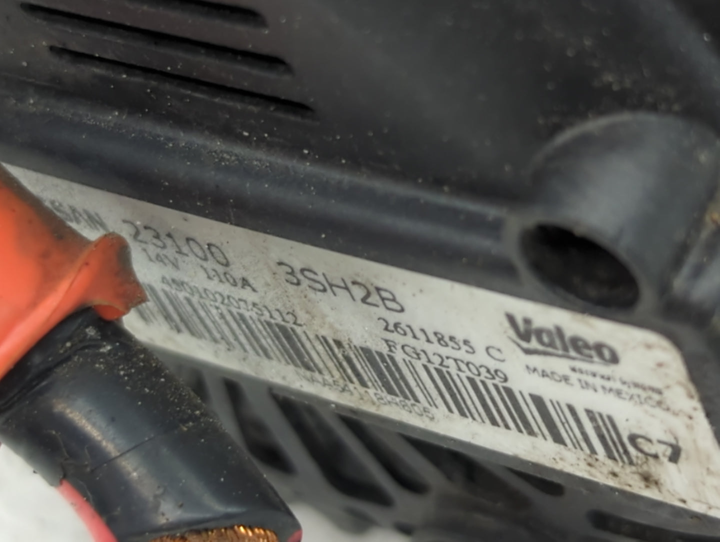 2013-2019 Nissan Sentra Alternator Replacement Generator Charging Assembly Engine OEM P/N:23100 9AE0A Fits OEM Used Auto Par