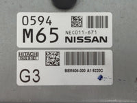 2013-2015 Nissan Sentra PCM Engine Control Computer ECU ECM PCU OEM P/N:0594 M65 NEC011-671 Fits Fits 2013 2014 2015 OEM Use