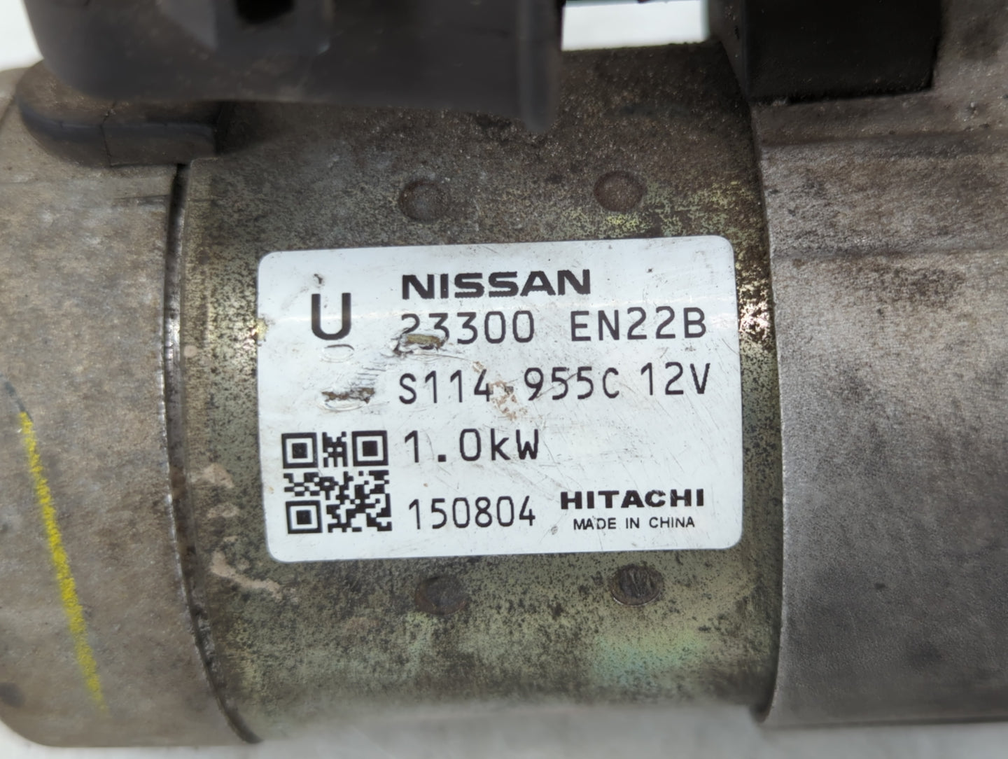 2013-2019 Nissan Sentra Car Starter Motor Solenoid OEM P/N:S114 955C 12V 23300 EN22B Fits OEM Used Auto Parts - Oemusedautop