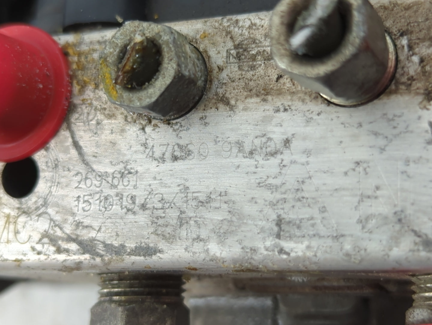 2015 Nissan Sentra ABS Pump Control Module Replacement P/N:47660 9AN0A Fits OEM Used Auto Parts - Oemusedautoparts1.com