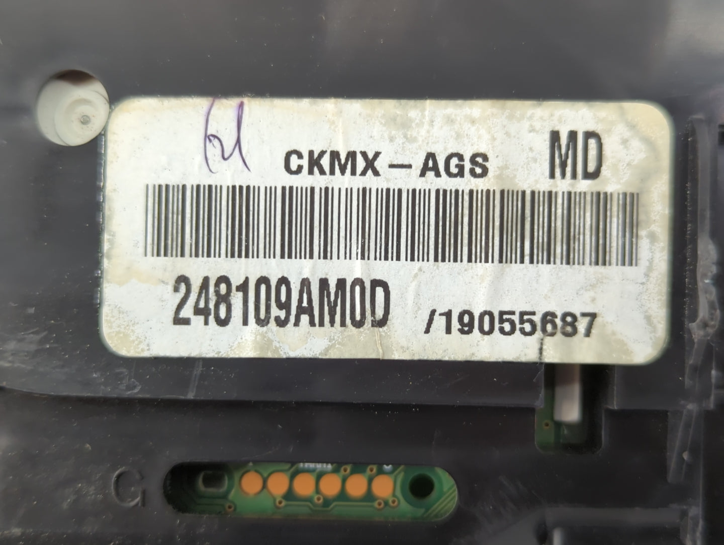 2014-2015 Nissan Sentra Instrument Cluster Speedometer Gauges P/N:248109AM0D Fits Fits 2014 2015 OEM Used Auto Parts - Oemus