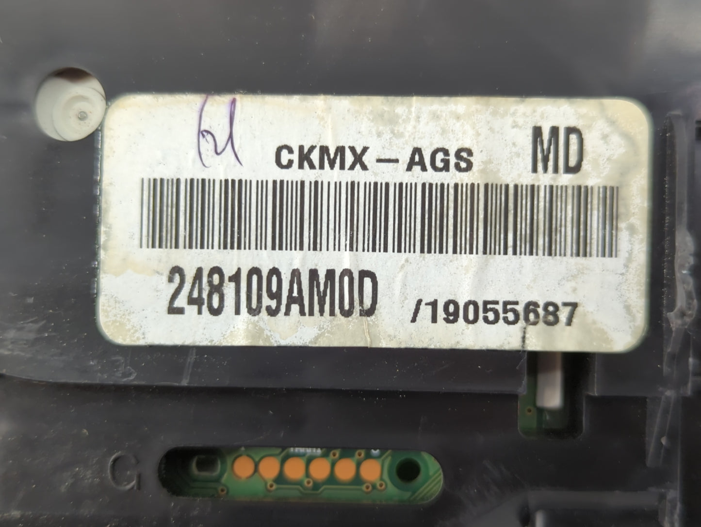 2014-2015 Nissan Sentra Instrument Cluster Speedometer Gauges P/N:248109AM0D Fits Fits 2014 2015 OEM Used Auto Parts - Oemus