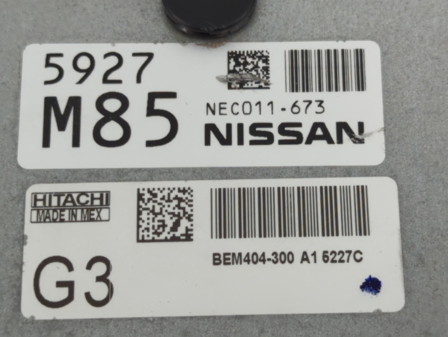2013-2015 Nissan Sentra PCM Engine Control Computer ECU ECM PCU OEM P/N:NEC011-673 Fits Fits 2013 2014 2015 OEM Used Auto Pa