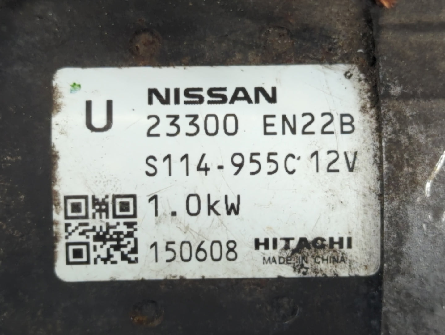 2013-2019 Nissan Sentra Car Starter Motor Solenoid OEM P/N:S114 955C 23300 EN22B Fits Fits 2013 2014 2015 2016 2017 2018 201