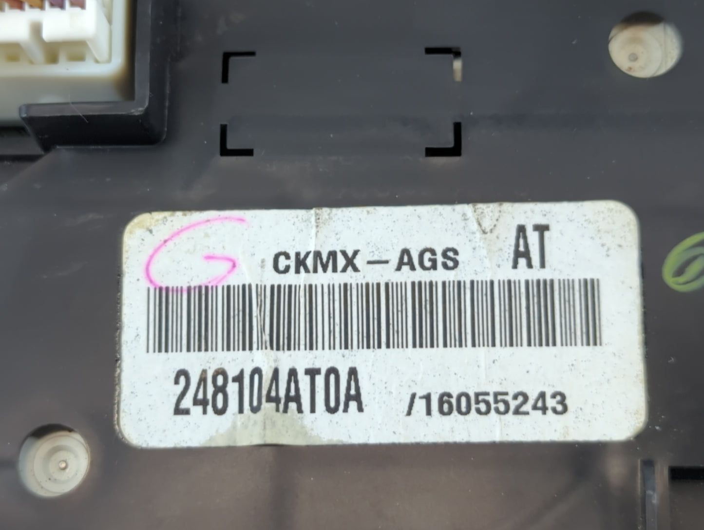 2015 Nissan Sentra Instrument Cluster Speedometer Gauges P/N:248104AT0A Fits OEM Used Auto Parts - Oemusedautoparts1.com