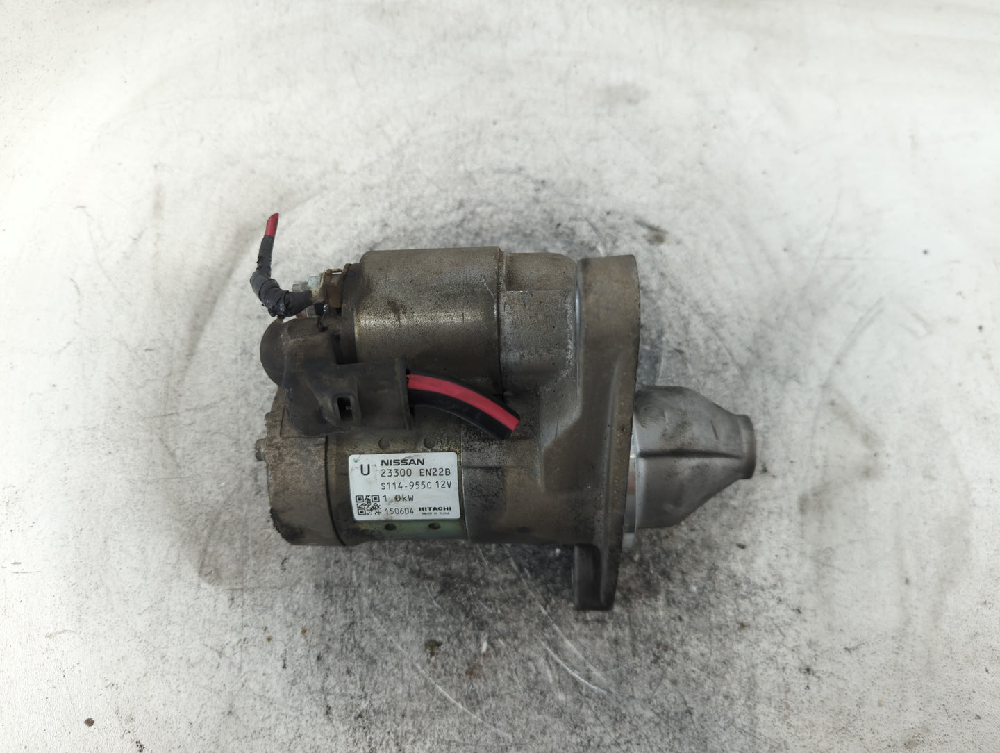 2013-2019 Nissan Sentra Car Starter Motor Solenoid OEM P/N:S114-955C 12V 23300 EN22B Fits OEM Used Auto Parts - Oemusedautop