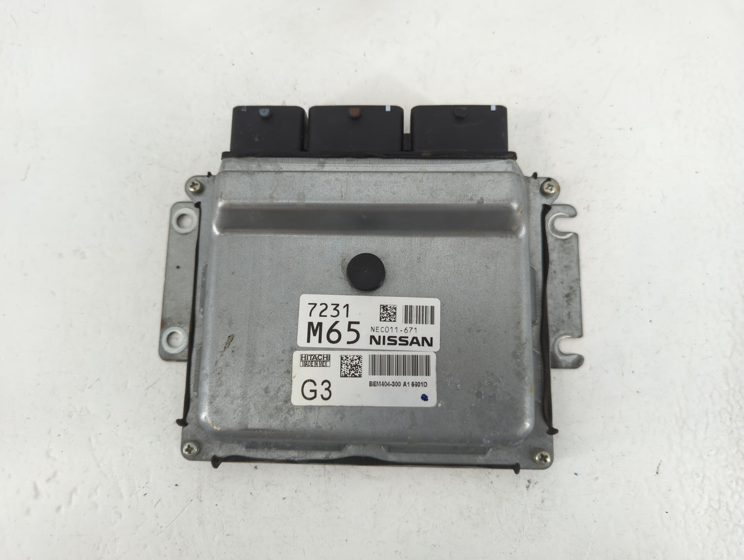 2013-2015 Nissan Sentra PCM Engine Control Computer ECU ECM PCU OEM P/N:NEC011-671 7231 M65 Fits Fits 2013 2014 2015 OEM Use