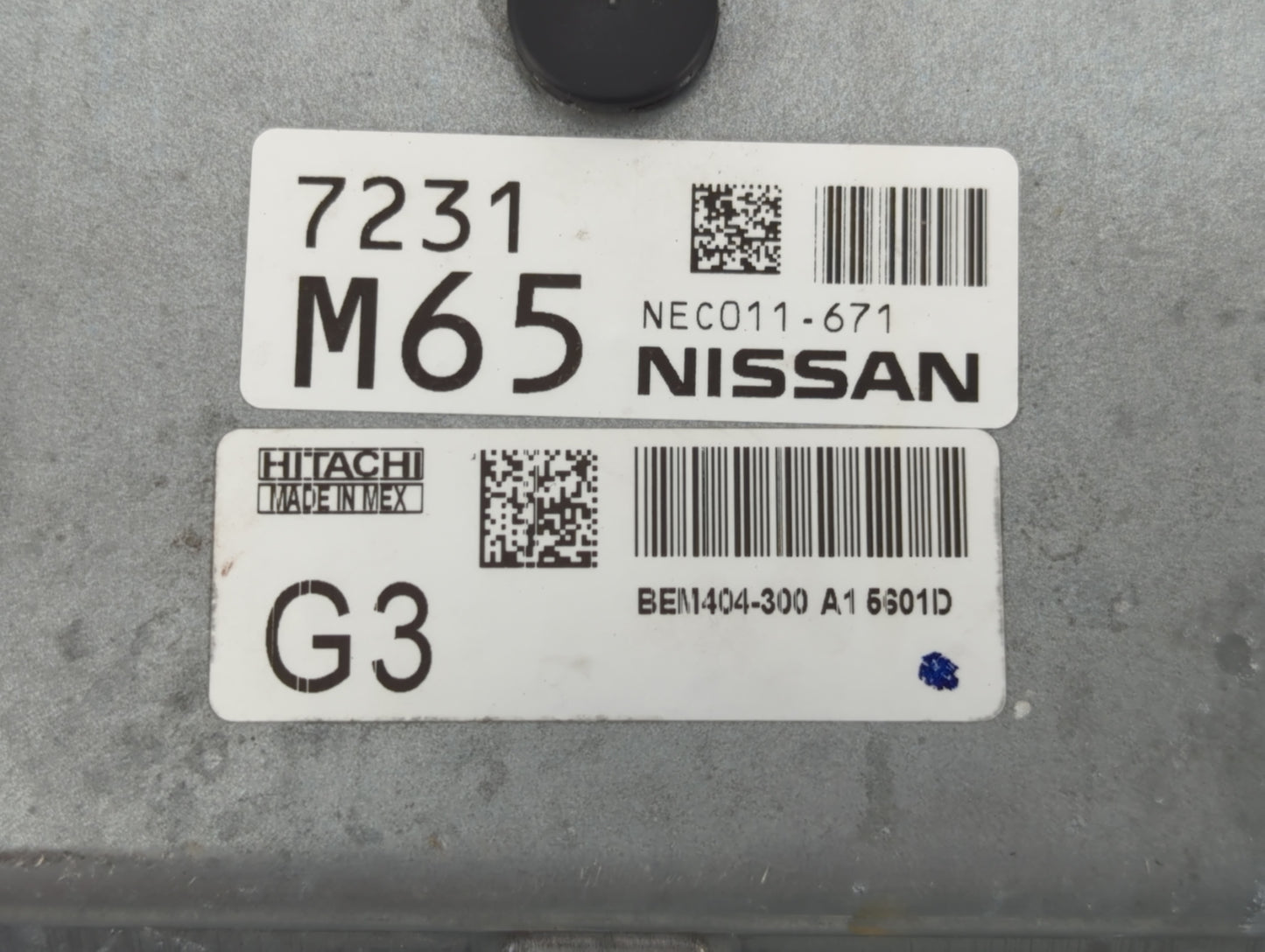 2013-2015 Nissan Sentra PCM Engine Control Computer ECU ECM PCU OEM P/N:NEC011-671 7231 M65 Fits Fits 2013 2014 2015 OEM Use