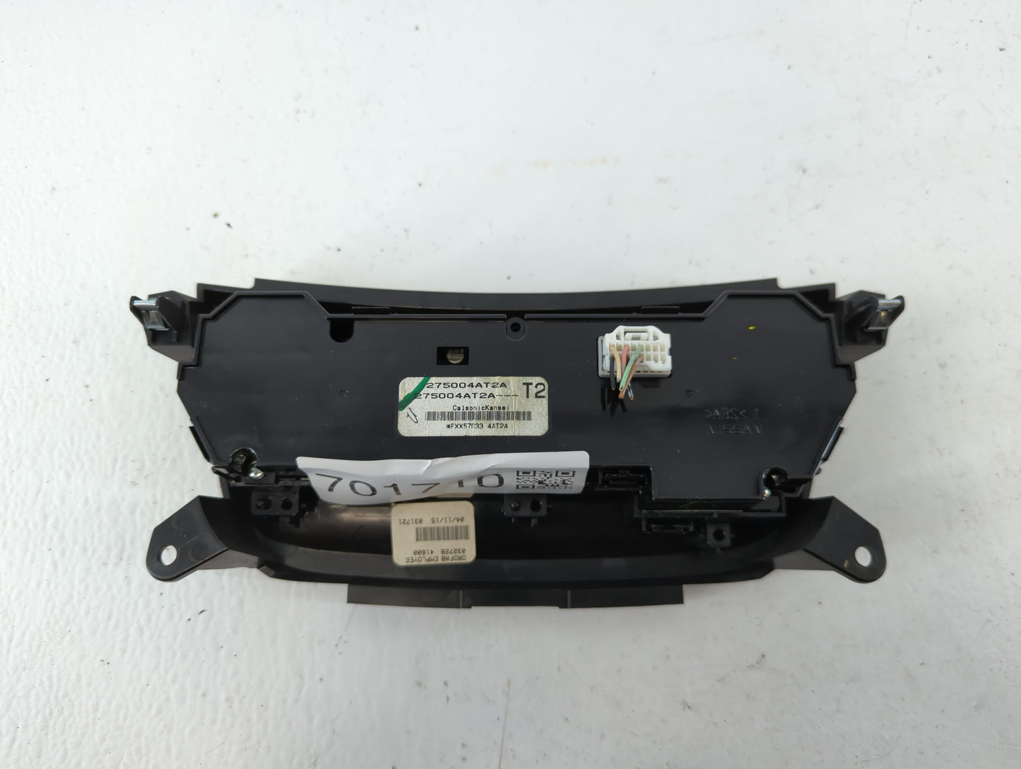 2015-2017 Nissan Sentra Climate Control Module Temperature AC/Heater Replacement P/N:275004AT2A-T2 Fits Fits 2015 2016 2017 
