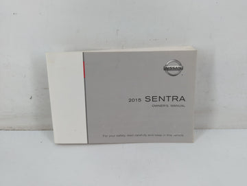 2015 Nissan Sentra Owners Manual Book Guide P/N:OM15EM 0B17U1 OEM Used Auto Parts - Oemusedautoparts1.com