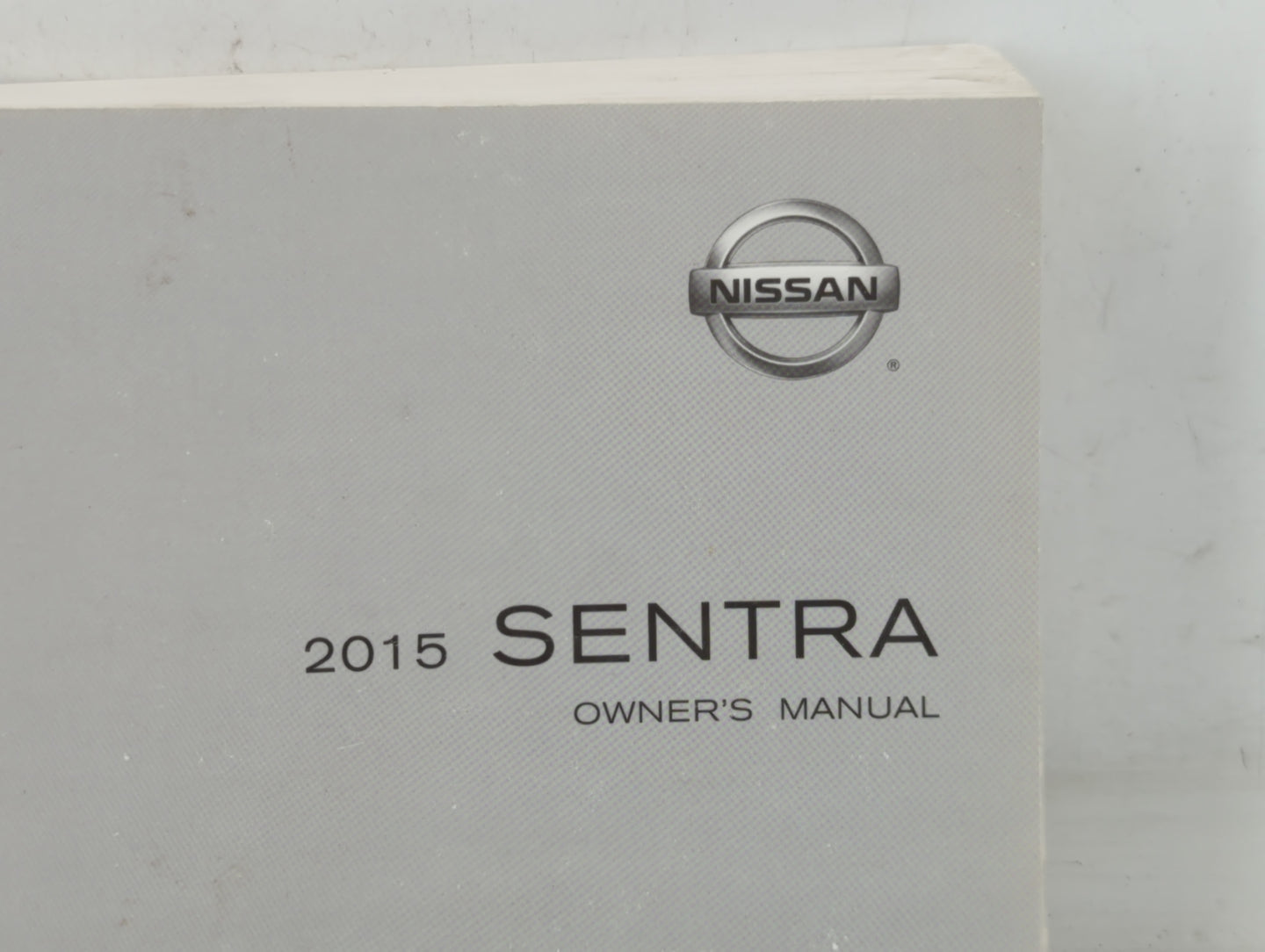 2015 Nissan Sentra Owners Manual Book Guide P/N:OM15EM 0B17U1 OEM Used Auto Parts - Oemusedautoparts1.com