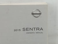2015 Nissan Sentra Owners Manual Book Guide P/N:OM15EM 0B17U1 OEM Used Auto Parts - Oemusedautoparts1.com