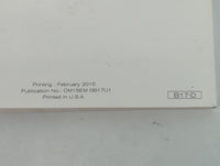 2015 Nissan Sentra Owners Manual Book Guide P/N:OM15EM 0B17U1 OEM Used Auto Parts - Oemusedautoparts1.com