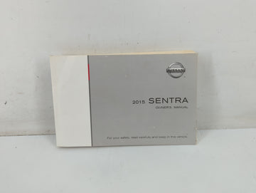 2015 Nissan Sentra Owners Manual Book Guide P/N:OM15EM 0B17U0 OEM Used Auto Parts - Oemusedautoparts1.com