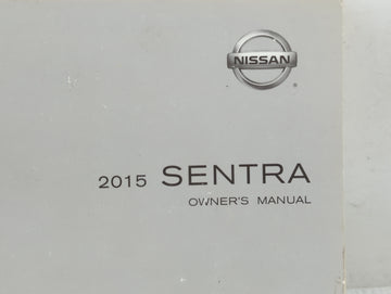 2015 Nissan Sentra Owners Manual Book Guide P/N:OM15EM 0B17U0 OEM Used Auto Parts