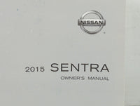2015 Nissan Sentra Owners Manual Book Guide P/N:OM15EM 0B17U1 OEM Used Auto Parts - Oemusedautoparts1.com