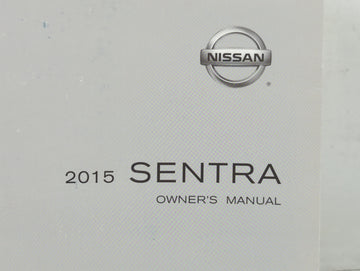 2015 Nissan Sentra Owners Manual Book Guide P/N:OM15EM 0B17U1 OEM Used Auto Parts