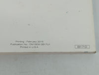 2015 Nissan Sentra Owners Manual Book Guide P/N:OM15EM 0B17U1 OEM Used Auto Parts - Oemusedautoparts1.com