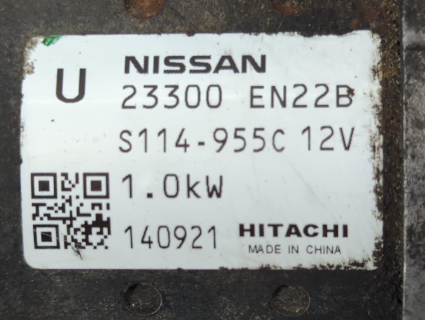 2013-2019 Nissan Sentra Car Starter Motor Solenoid OEM P/N:S114-955C 23300 EN22B Fits Fits 2013 2014 2015 2016 2017 2018 201