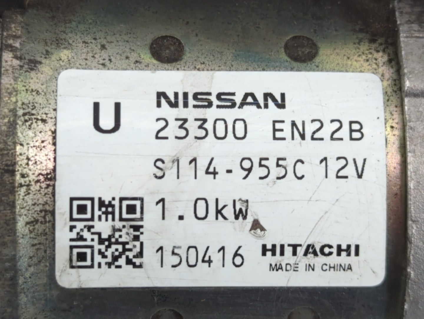 2013-2019 Nissan Sentra Car Starter Motor Solenoid OEM P/N:23300 EN22B Fits Fits 2013 2014 2015 2016 2017 2018 2019 2020 OEM