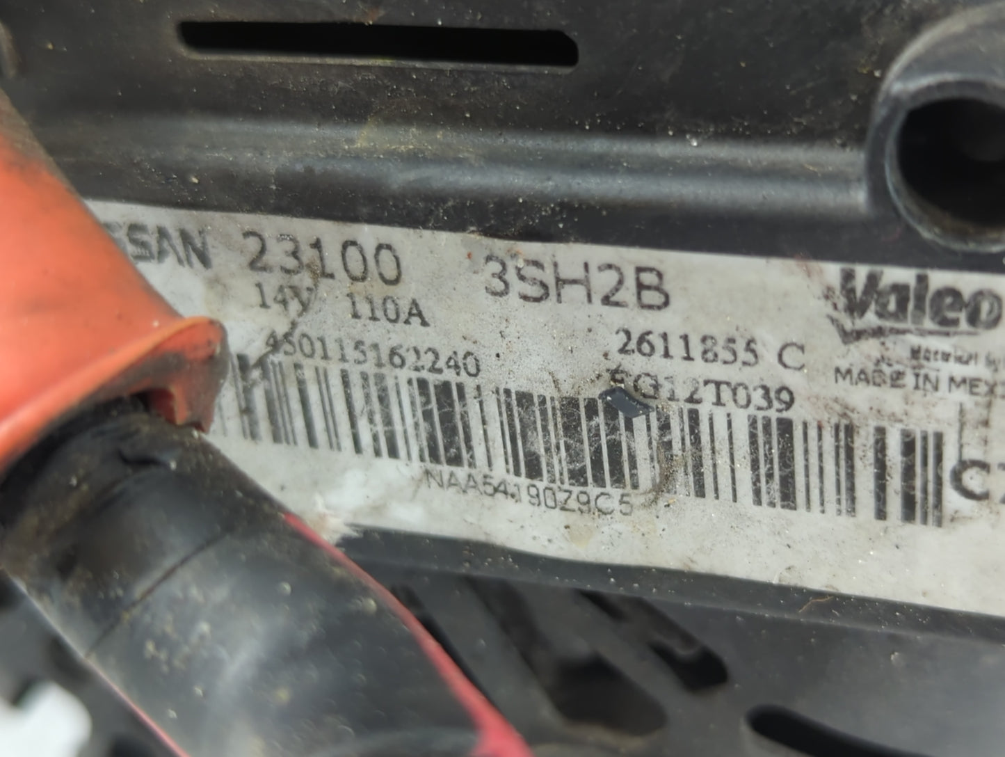 2013-2019 Nissan Sentra Alternator Replacement Generator Charging Assembly Engine OEM P/N:32100 3SH2B Fits OEM Used Auto Par